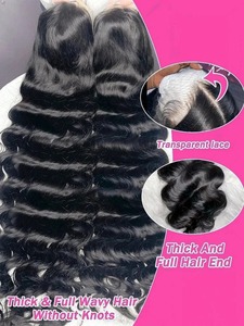 Peluca de <span class=keywords><strong>Cabello</strong></span> Humano 100% de Alta Densidad <span class=keywords><strong>con</strong></span> Ondas Suaves, Encaje Frontal HD, <span class=keywords><strong>Cabello</strong></span> Virgen <span class=keywords><strong>con</strong></span> Cutícula Alineada y Línea de <span class=keywords><strong>Cabello</strong></span> Pre-Desplumada - Product Image 1