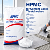 HPMC Hydroxypropylméthylcellulose pour adhésifs à base de ciment pour carreaux, avec une forte rétention d'eau, une adhérence élevée et un mélange facile