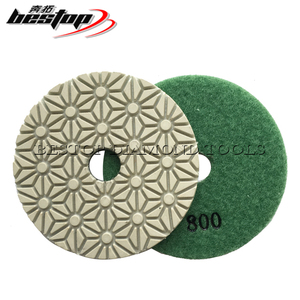 4 inç reçine bağ elmas parlatma ve parlatma pedi 100mm çap için kuvars taş - Product Image 6
