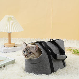 Küçük köpekler için kapitone desen köpek taşıyıcı tavşan yumuşak kedi çantası köpek taşıyıcı yumuşak taraflı katlanabilir seyahat yavru çanta - Product Image 5