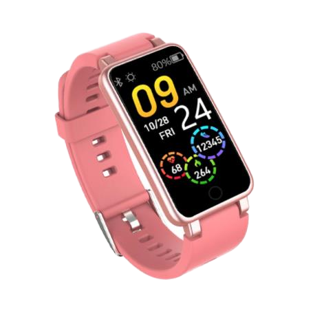 C2 Plus Smart Watch Android Compatible TFT IPS Heart Rate Monitor Sleep Tracker Alarm Clock IP67 Waterproof Rubber Band Magnetic