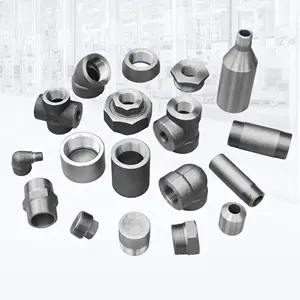 A105/SS Forged high pressure pipe fittings socket welded or threaded connections