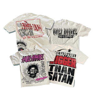 Quần Áo Các Nhà Sản Xuất Tùy Chỉnh Thời Trang Phố Cổ Điển Hip Hop In Ấn Đồ Họa Người Đàn Ông Bán Buôn Nặng 100% Cotton T Áo Sơ Mi - Product Image 1