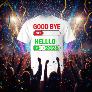 Adiós 2025, Hola 2026, Camiseta de Año Nuevo con alegría navideña - Product Image 3