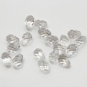 คริสตัลสีขาวใสอัญมณีหลวมทรงหยดน้ำตาสำหรับเครื่องประดับสินค้าใหม่ - Product Image 4