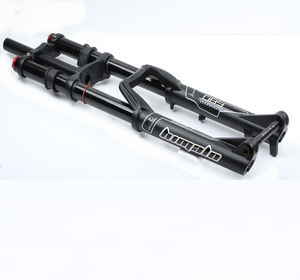 Himaloo — fourche à Suspension de vélo à Double couronne <span class=keywords><strong>DH</strong></span> AM, pièce de bicyclette, à Air, 110mm x 20mm, 26/27 <span class=keywords><strong>pouces</strong></span>, <span class=keywords><strong>vtt</strong></span>, 3.0 - Product Image 6