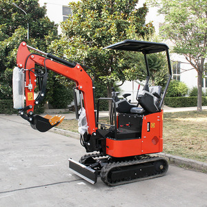 Mini-excavatrice de 2 tonnes de type chenillé avec accessoires complets pour petits projets de construction - Product Image 2