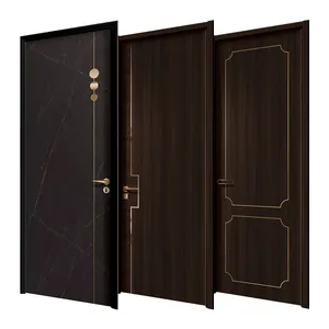 Factory Cheap Price Mdf Wood Door For Interior Bedroom Modern Design Melamine Finish Door