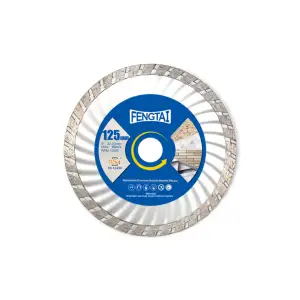 125mm Cold Press Turbo Wave Diamond Saw Blades Disc China supplier for Dry & Wet Cutting Concrete, Granite, Marble