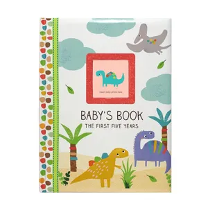 High quality cheap hardcover book printed first year baby memory book