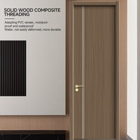Porte d'entrée de chambre à coucher personnalisée en polymère de cristal de carbone pour cuisine, supermarché et cave à vin