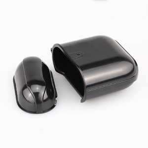 Guscio di plastica dura Raw nero scanalato per <span class=keywords><strong>Airpods</strong></span> Pro Groove <span class=keywords><strong>Cover</strong></span> Hard PC per <span class=keywords><strong>Airpods</strong></span> 4 1 2 3 Pro Pro2 custodia vuota - Product Image 3