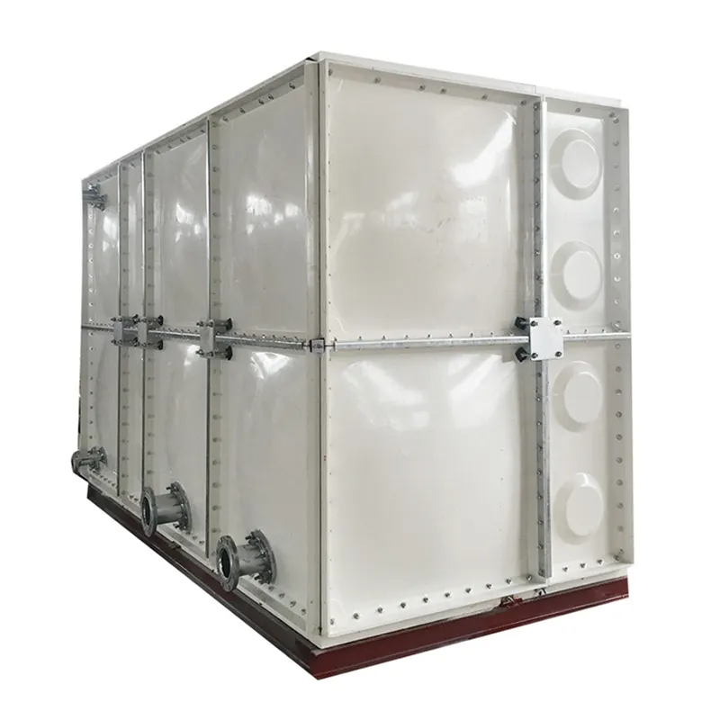 Fiberglass reinforced plastic water storage tank assembled water tank