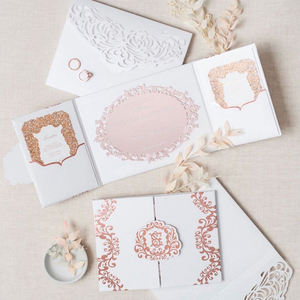 사용자 정의 결혼식 종이 보드 상자 결혼식 초대장 상자 도매 - Product Image 5