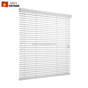 Best Price Customized 2 Inch Faux Wood PVC Roller Blinds Modern Design Built-in for <b>Window</b> Outdoor <b>Shade</b> Restaurant Decorations - Product Image 5