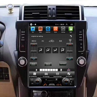 Radio de coche Android 10 para Toyota Prado Land Cruiser reproductor de sistema Multimedia de coche navegación GPS pantalla Vertical estilo Tesla 12,1"