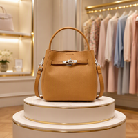 Nouveau Sac à Main Élégant et Classique en Cuir de Vachette Pleine Fleur pour Femme, Modèle 2026, Géométrique, Décontracté, Porté Épaule ou Croisé, Qualité Supérieure