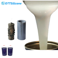 Caoutchouc de silicone liquide souple pour faire des moules en résine/bougies, silicone liquide RTV-2