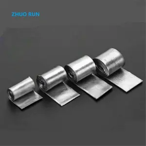 ZHUO RUN Folha De Chumbo De Pesca Tira Chumbador De Chumbo Tin Roll Sinkers De Pesca Combater Suprimentos Acessório