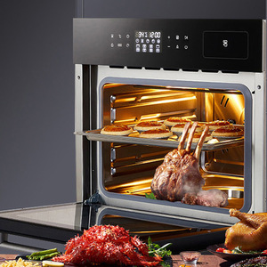 Horno de Vapor Combinado Integrado de 60L con Control Táctil, Horno Eléctrico Inteligente 3 en 1, Interior de Acero Inoxidable para Cocina Moderna - Product Image 4