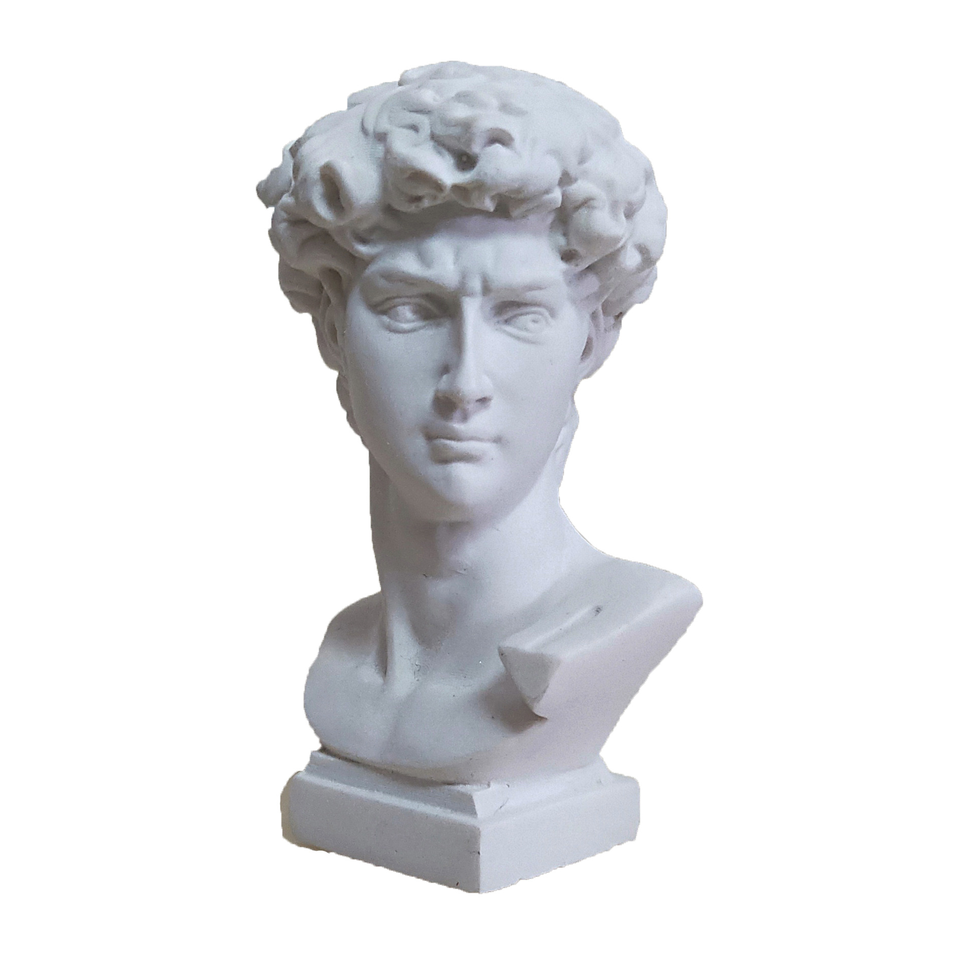 古代ギリシャ風 ホワイトバスト彫刻　石膏像 新ミニ置物石膏像ギリシャ神話有名人有名な彫刻描画練習石膏バスト肖像