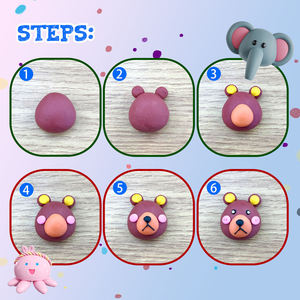 42-Color 20G Safe for Kids 2-4 <b>Years</b> Unisex to Play with Accessories Polymer Clay Set - Product Image 5
