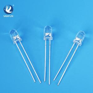 Vanfun dioda LED warna tunggal daya tinggi, sinyal <span class=keywords><strong>2</strong></span> Pin 3mm 5mm kecil dengan kinerja optimal dan tegangan mundur maks 5V - Product Image 2