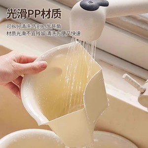 Rotatable Hot <b>Pot</b> <b>Vegetable</b> Platter With Compartments Portable Multi Functional Family Serving Tray PP Material - Product Image 2