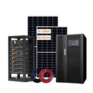 Lovsun太阳能电站50kw 100kw太阳能电池板系统商用太阳能发电厂