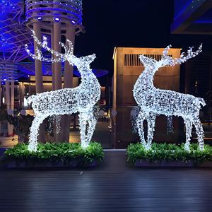 LED Renne Géant Sculpture Extérieure Étanche Éclairage Décoratif pour Festivals Communautaires Resorts Parcs Places Publiques Événements - Product Image 1