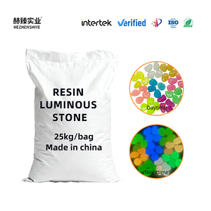 Piedras Brillantes en la Oscuridad de Color Azul para Decoración de Jardines Exteriores, Decoración de Acuarios, Paisajismo, Piedras Luminosas - Product Image 1