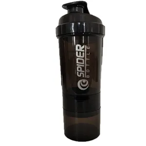 500ML Thiết Kế Màu Đen Thể Thao Máy Xay Sinh Tố Chai Nước Nhãn Hiệu Protein Shaker