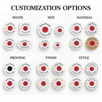 Étiquettes adhésives personnalisées pour articles de première nécessité, impression couleur, découpe, imperméables, rondes, en feuille