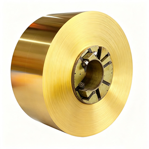 JIS Standard Brass Coil C26800 CuZn35 Brass Tape Roll 0.1-2.5mm Thickness for Household Hardware Plumbing Fittings Decorative Ma - Product Image 6