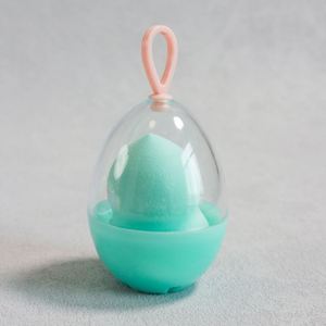 Éponge de beauté en forme de coquille d'œuf pour fond de teint, houppette douce pour le maquillage du visage, outil de maquillage lavable, ensemble d'éponges de beauté de voyage - Product Image 4