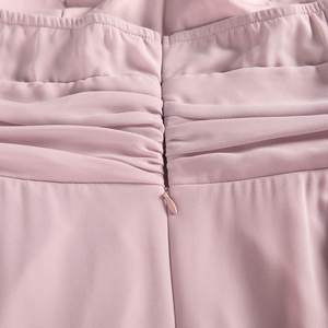 Của phụ nữ cổ điển bóng Gown Wedding phù dâu ăn mặc voan nối với eo thu nhỏ cổ - Product Image 4