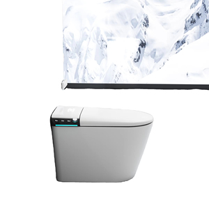 Роскошный современный цельный керамический унитаз с умным биде - Product Image 1