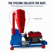 Broyeur à marteaux électrique en acier inoxydable 420-28, capacité 1000 kg/h, pour céréales, maïs, paille, fabrication d'aliments pour animaux de ferme