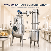 Évaporateur électrique automatique en acier inoxydable Ruiyuan pour la concentration de jus/purée/pâte alimentaire avec technologie sous vide
