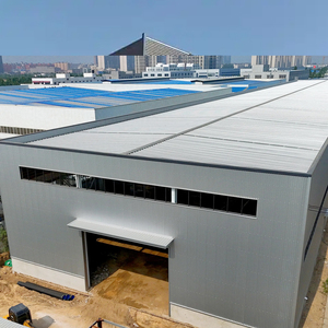 Kết cấu thép nhà để xe ô tô mạ kẽm thép đổ dọc nhà để xe nhà để xe nhỏ cho giải pháp không gian đỗ xe - Product Image 1