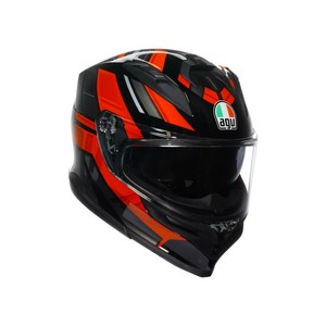 Nuevo Casco de Motocicleta Integral K7 Taurax, Material PC, Negro Rojo, Talla L - Product Image 1