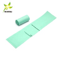 Sacs poubelles biodégradables en amidon de maïs PLA, compostables à domicile, 10L, avec logo personnalisé, respectueux de l'environnement