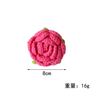 Broche en tricot multicouche en forme de rose Kexiang pour vêtements, sacs et accessoires de coiffure - Product Image 5