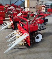 Moissonneuse-batteuse BISON pour le blé, le riz, les céréales, le manioc avec moteur à essence, machines agricoles à haute efficacité