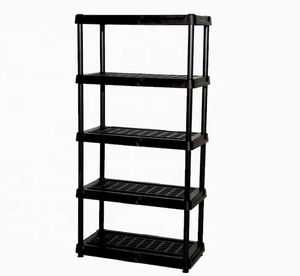DIY Boltless Warehouse Store Home Garage <strong>Plastic</strong> <strong>Shelving</strong> 5 Layer Tier Sheet Storage Shelves Rack <strong>Plastic</strong> 5 Shelf Unit - Product Image 5