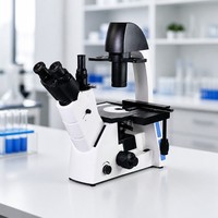 Microscopio Trinocular Invertido de Fábrica BMI-37XE con Objetivo de Contraste de Fase Plano Infinito LWD 10X 20X 40X