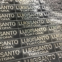 Autocollant adhésif de logo personnalisé 3D gaufré de luxe transfert en feuille d'aluminium étiquettes étanches en nickel-métal autocollants métalliques brillants personnalisables