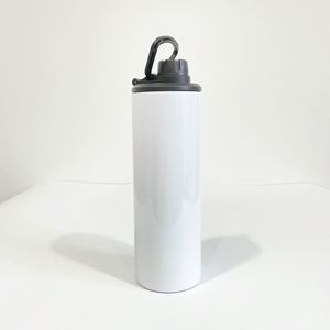 Logotipo Personalizado, Botella Deportiva Recta de Acero Inoxidable de 20 oz para Sublimación, con Tapa de Rosca - Product Image 2