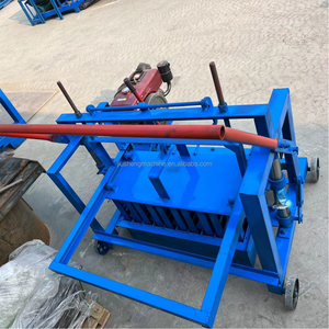 QTJ4-45 di chuyển trứng di động đặt bê tông khối rỗng tạo thành máy khối rỗng Máy làm - Product Image 6