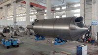 Evaporador Industrial de Circulación Forzada de 500 LPH para Jarabe de Dátiles, Concentrador Controlado por PLC para el Procesamiento de Pasta de Frutas de Alta Viscosidad